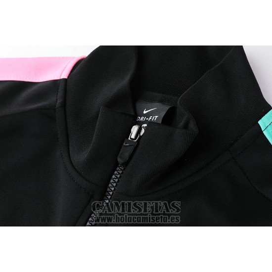 Chandal de Chaqueta del Barcelona Nino 2020-2021 Rosa y Verde